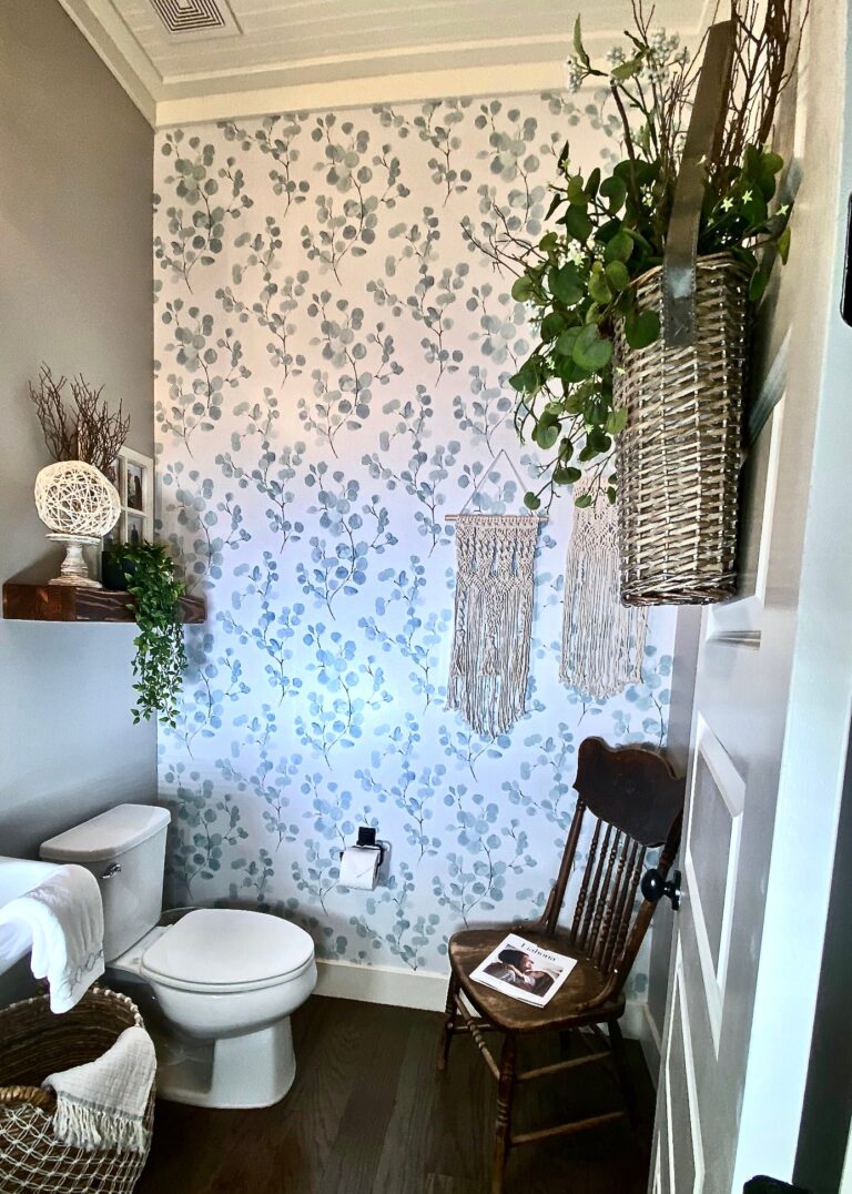 Peel and Stick Wallpaper Bathroom Ideas