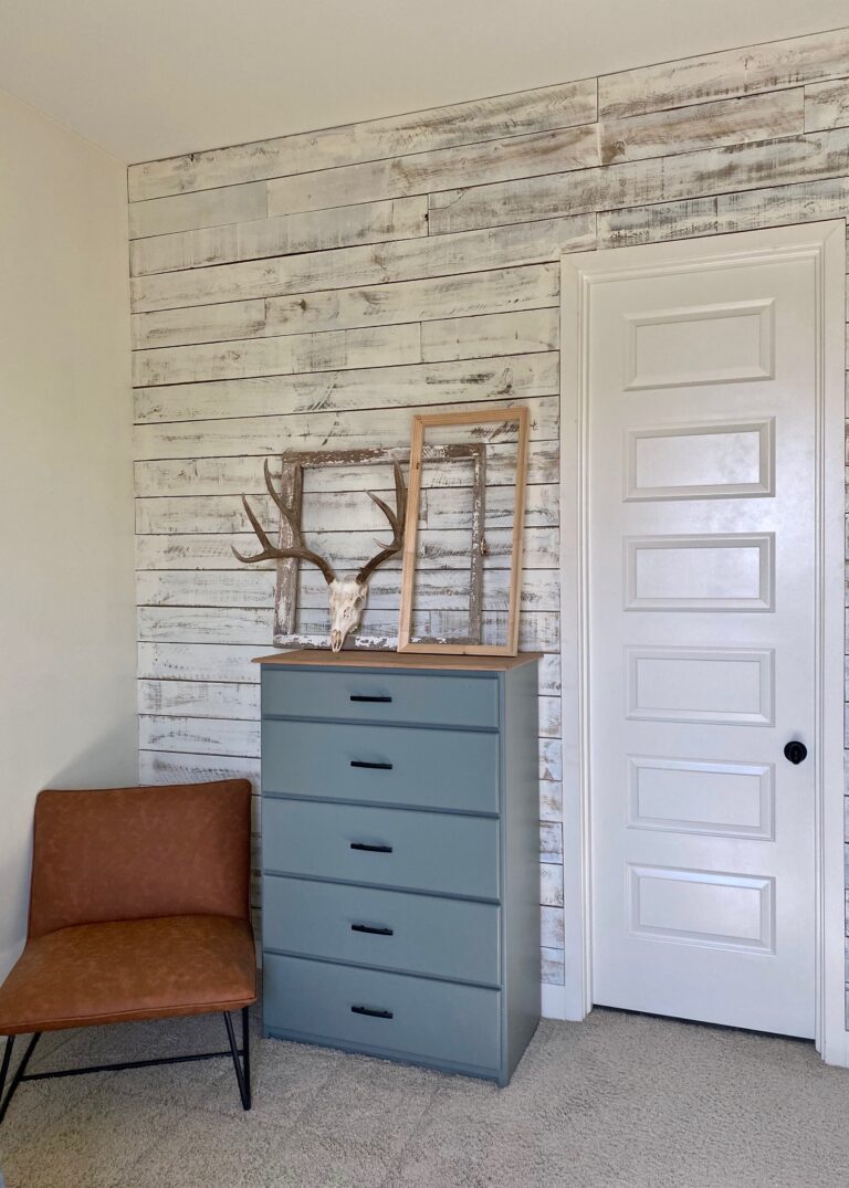 Wood Plank Accent Wall Inspired by Anthropology