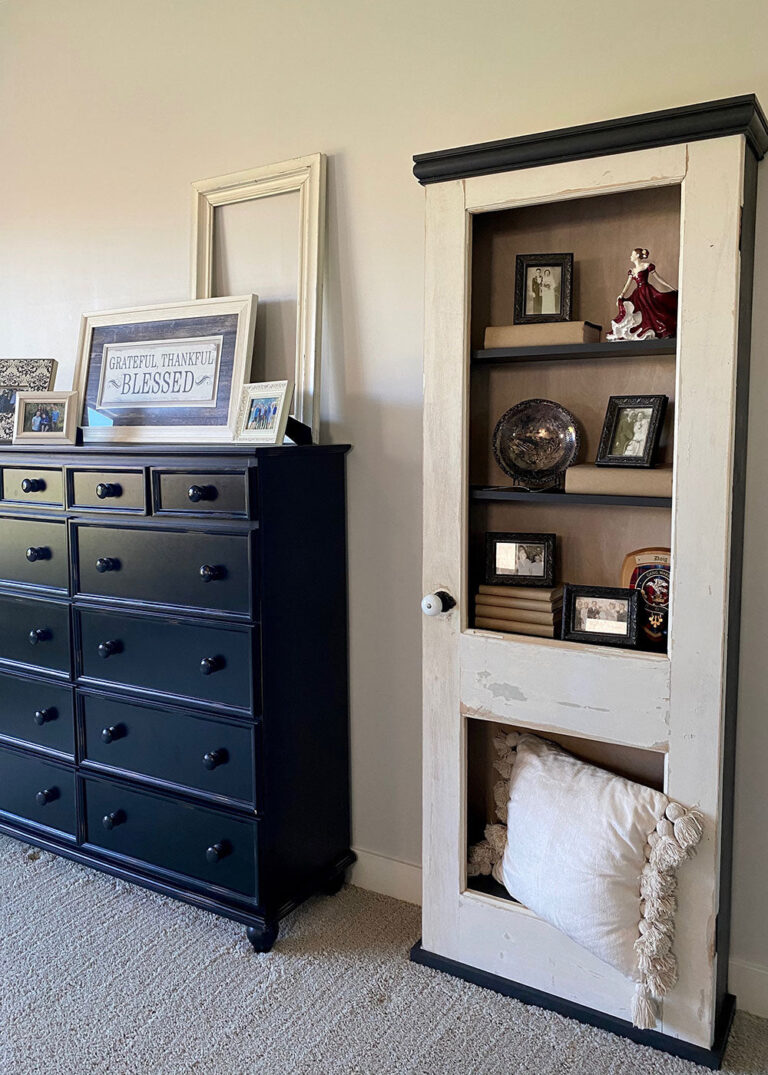Easily Transform a Vintage Door to a Cabinet?