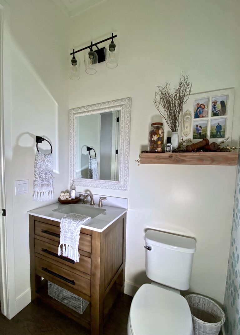 Unique and Inexpensive ways to Update a Half Bathroom