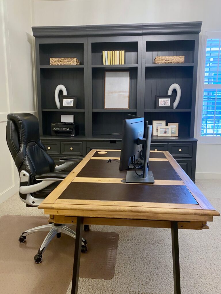 Office Furniture Makeover Before and After
