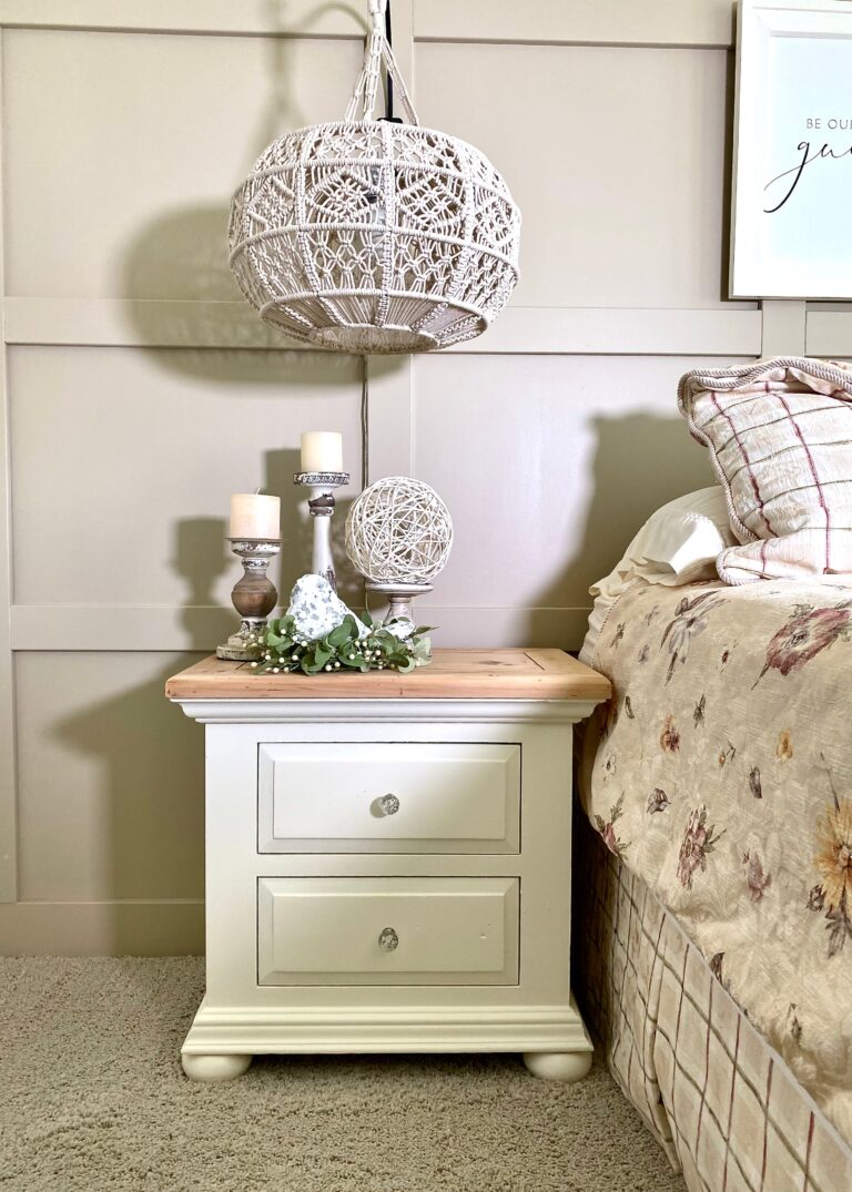 Nightstand Makeover DIY Before and After