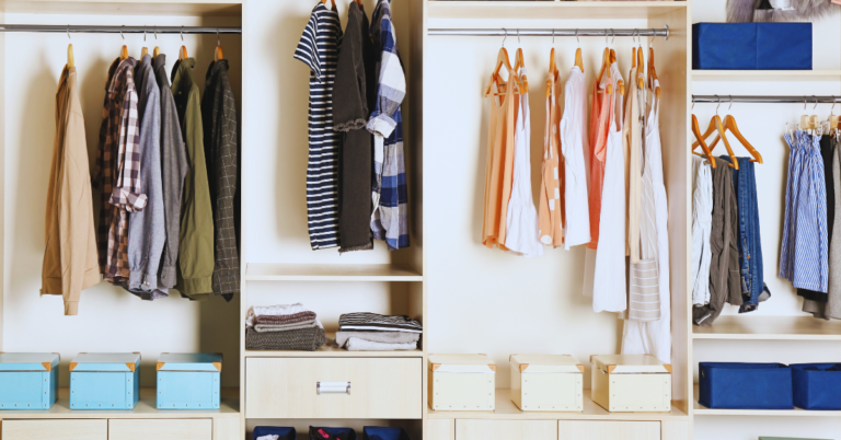 Simple and Easy Small Closet Organization Idea